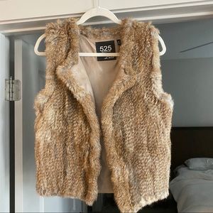 525 real fur vest